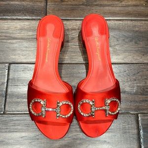 Salvatore Ferragamo, Size 7/12, Red